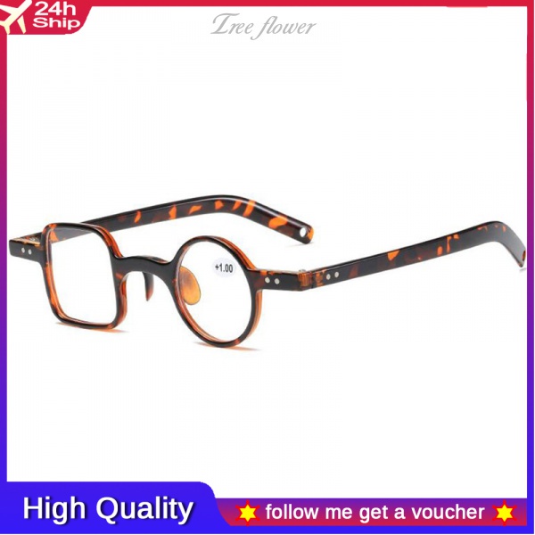 💥🎁Hộp đựng kính miễn phí 🎁💥Kính đọc sách tròng tròn và vuông thời trang +1.0 +1.5 +2.0 kiểu dáng thời trang