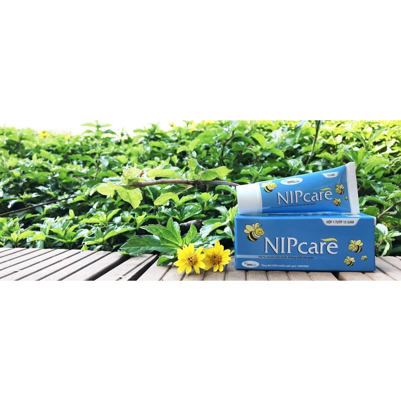 ✅[Chính Hãng] NIPcare - Kem Bôi Nứt Đầu Ti Cho Mẹ, Mẩn Đỏ &amp; Hăm Tã Cho Trẻ (Tuýp 15g)