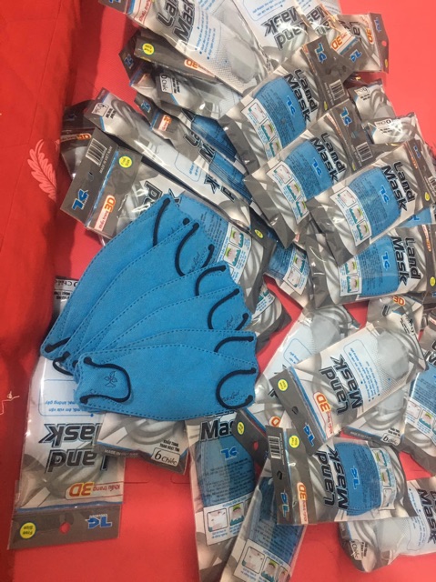 Khẩu trang KJ95 xuất Hàn Quốc kiểu dáng KF94 túi 5 chiếc | BigBuy360 - bigbuy360.vn