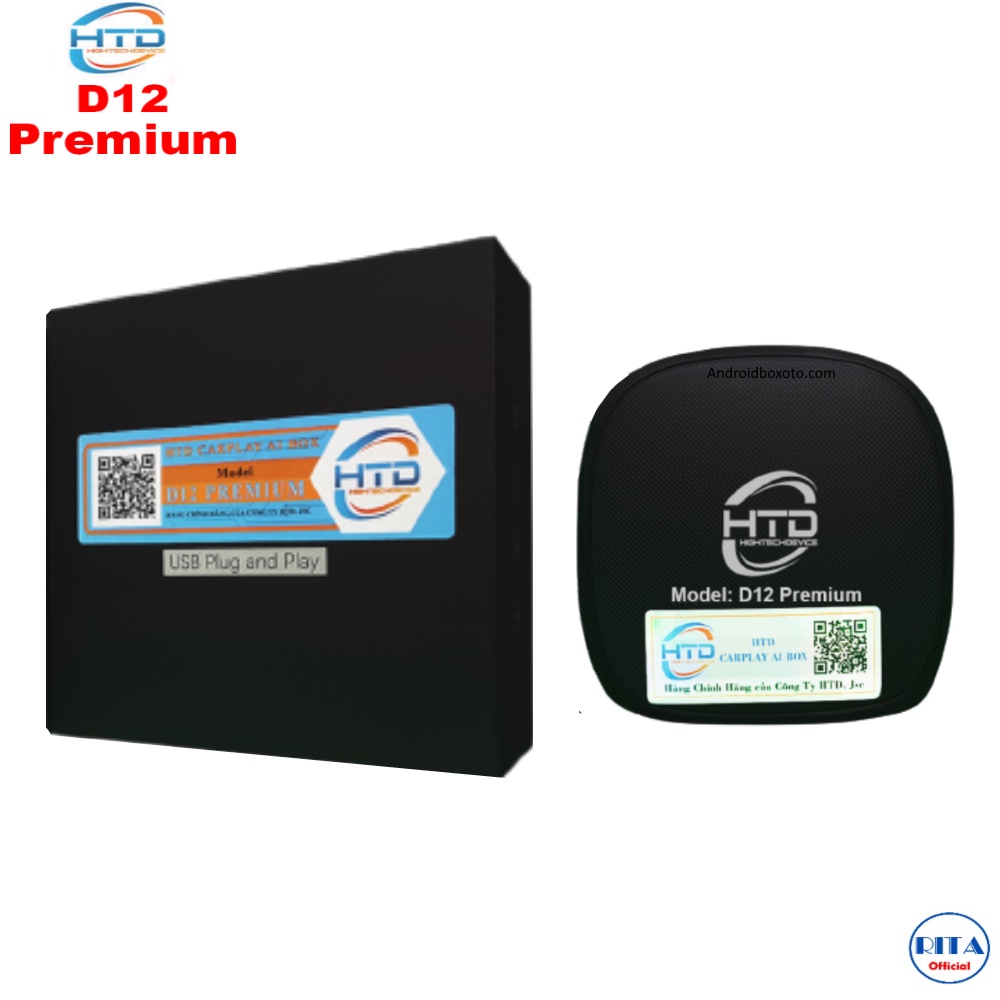 HTD D12 Premium - Android Box Cho ô tô - Ram 4G, Rom 64GB