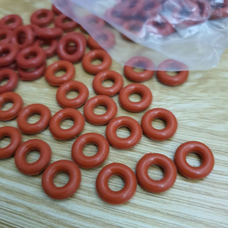 (Giá 50 Cái) Gioăng Oring chịu nhiệt Silicon 5*3.5mm (đường kính trong 5mm, đường kính ngoài 12mm, d