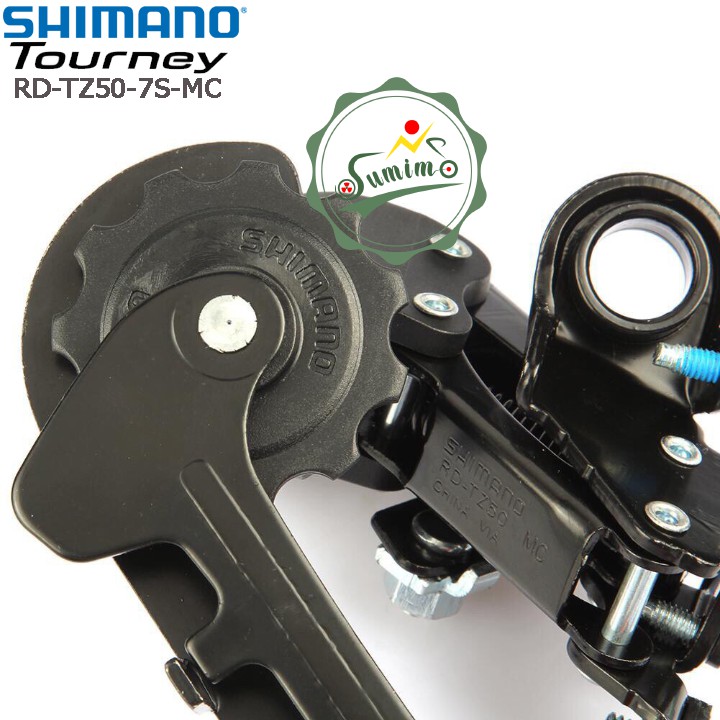 Cùi đề xe đạp - Gạt líp Shimano Tourney RD-TZ50-7 Speed - MC kiểu bắt ốc