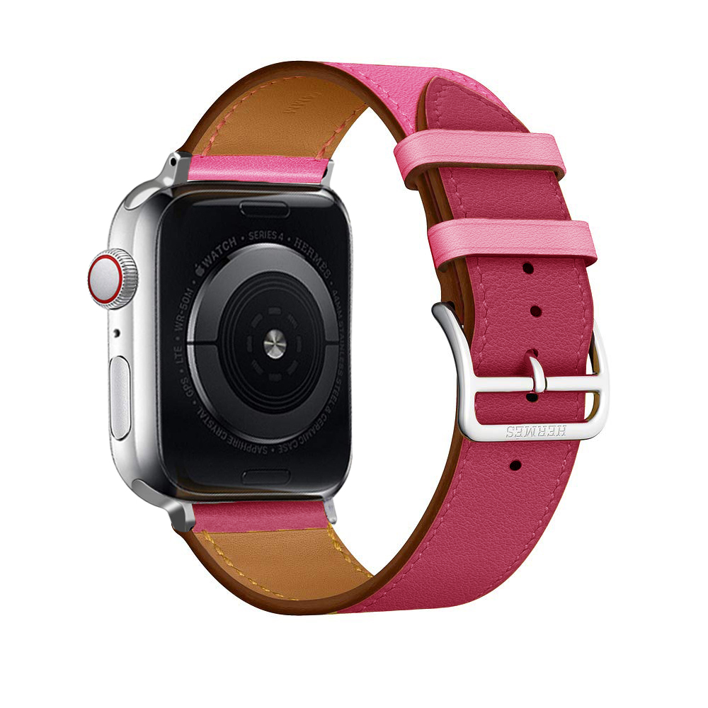 Dây Đeo Da Nhiều Màu Sắc Thay Thế Cho Apple Watch Series 3 / 2 / 1 42mm 38mm Iwatch 4 / 5 40mm 44mm