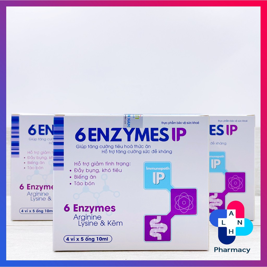 6 ENZYMES IP - Giúp tăng cường tiêu hóa thức ăn, tránh đầy bụng.