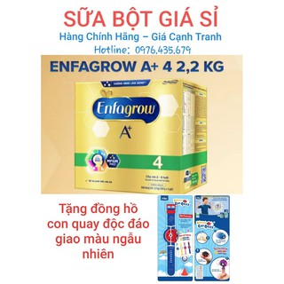 Tặng đồng hồ - sữa bột enfa 4 hộp giấy 2,2kg date 07.21