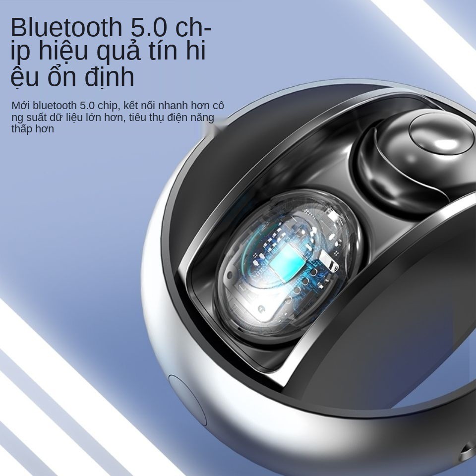 True wireless Bluetooth tai nghe kép nhét trong siêu nhỏ thể thao Huawei OPPO Apple vivo phổ thông