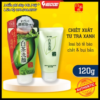 Sữa rửa mặt trà xanh Rohto Shirochasou Nhật Bản 120g