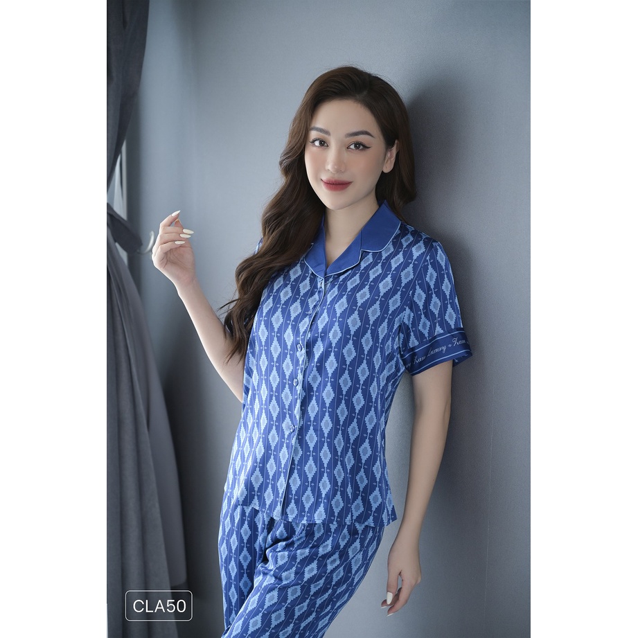 BỘ ĐỒ NGỦ CAO CẤP ZAM LUXURY -  BỘ CỘC TAY QUẦN DÀI AFRICAN DIAMOND (CLA50) | BigBuy360 - bigbuy360.vn