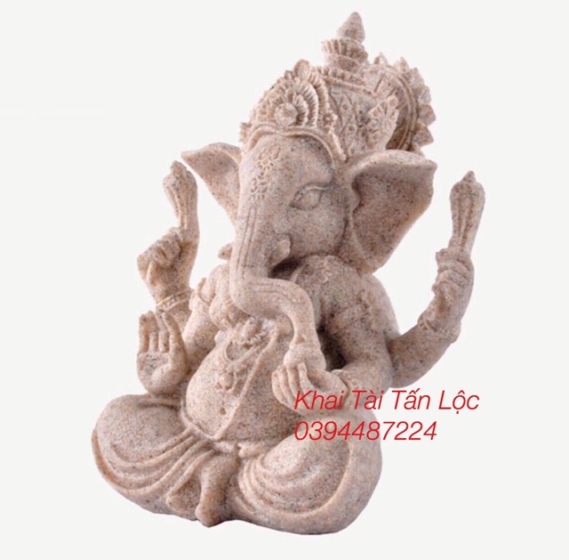 Tượng voi thần Ganesha cao 9 cm