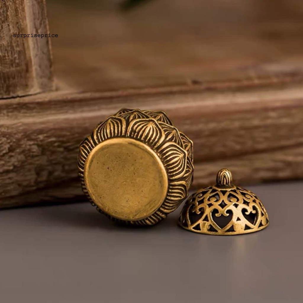 Giá Đỡ Trầm Hương Hình Hoa Sen Nghệ Thuật Bằng Đồng Dùng Trang Trí Nhà Cửa