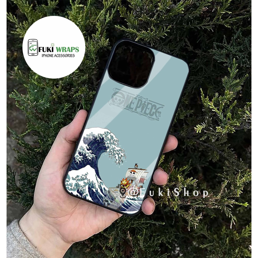 Ốp Lưng Kính Cường Lực / Case OnePiece Chống Vỡ Dành Cho 13ProMax 12ProMax 11ProMax X XSMAX Fukishop