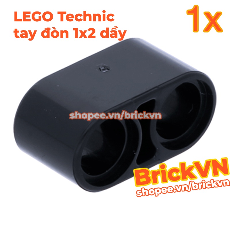LEGO Technic Tay Đòn Dầy 1 x 2 Màu Đen ID 4177444 43857