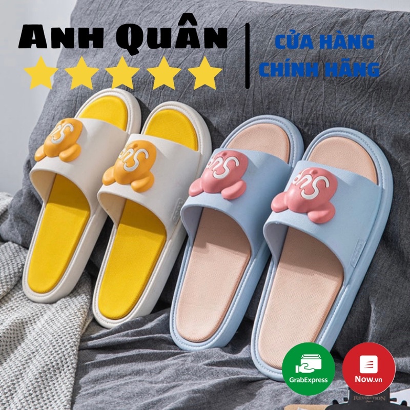 Dép quai ngang cao su nữ hình Gấu SUPPEREME hot năm 2022