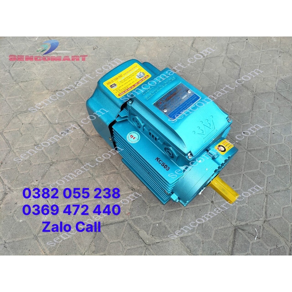 Động cơ motor điện 1 pha 220v 2,2kw 2900 vòng phút, 100% dây đồng, bảo hành 12 tháng