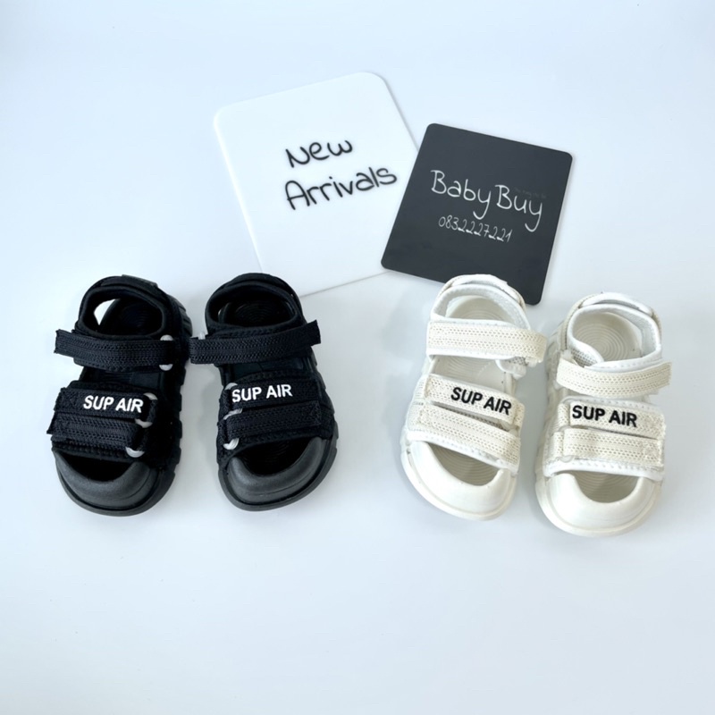 DÉP SANDAL BÉ TRAI ,SANDAL CHO BÉ MÀU ĐEN VÀ TRẮNG KEM CHẤT VẢI DÁNG MŨI DÉP CÓ CHẮN BẢO VỆ MŨI CHÂN BÉ SIÊU MỀM