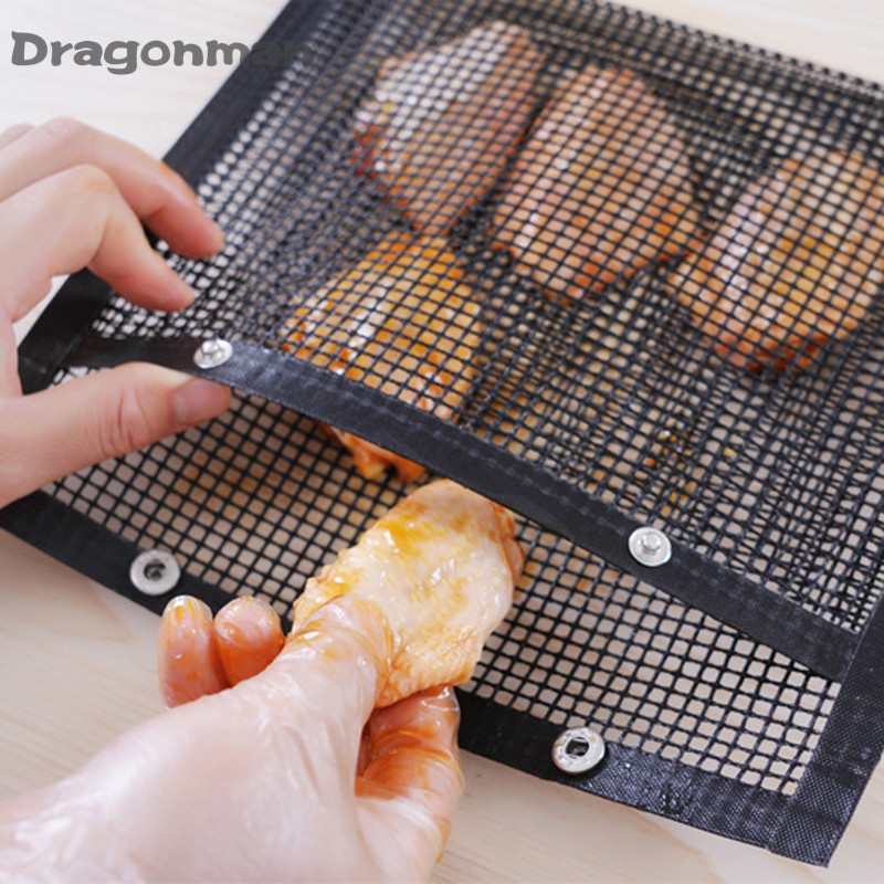 Túi Lưới Nướng Bbq Chống Dính Chịu Nhiệt Cao Tiện Dụng