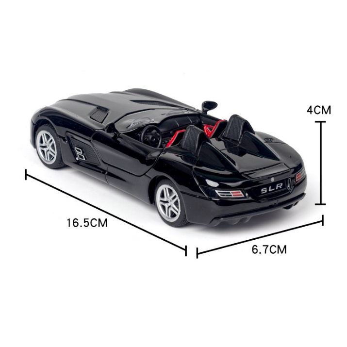 Đồ chơi Xe mô hình hợp kim Mercedes-Benz SLR cao cấp, tỷ lệ 1:32