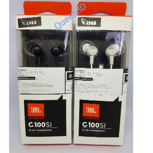 Tai Nghe Nhét Tai Jbl C100Si Chính Hãng / Jbl C100 Si Kèm Mic