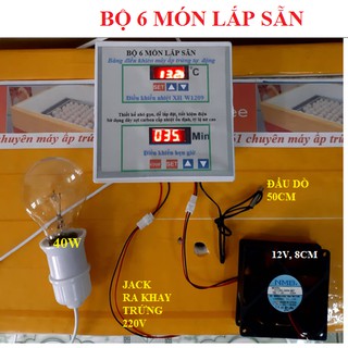 Máy ấp trứng tự động- Bộ điều khiển nhiệt và hẹn giờ