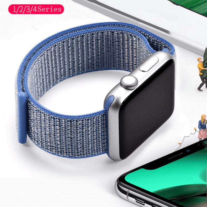 Dây đeo thay thế Apple Watch Sport Loop Woven Nylon dành cho Apple Watch Series 5/4/3/2/1 kích thước 38mm 40mm 42mm 44mm