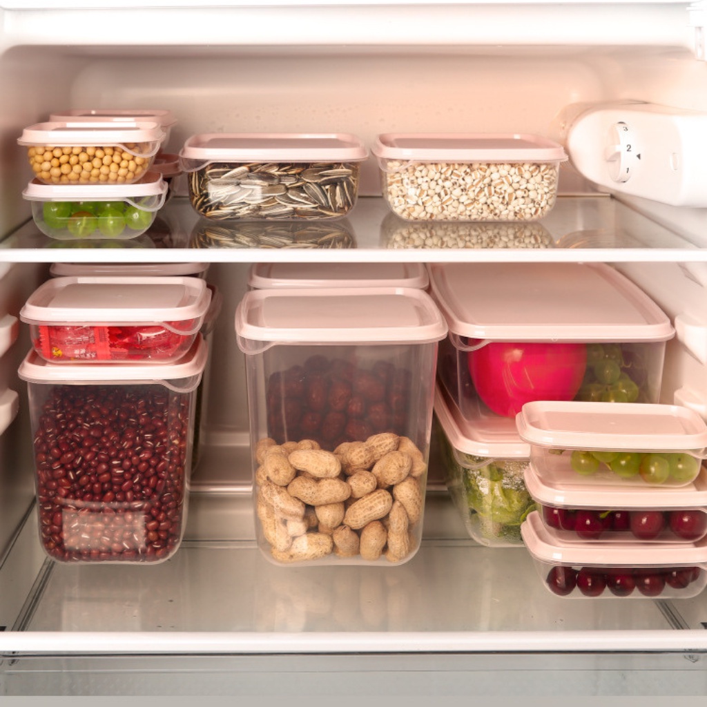 Hộp đựng thực phẩm bộ 17 món có nắp an toàn khi sử dụng nhiệt độ cao nhiều kích cỡ