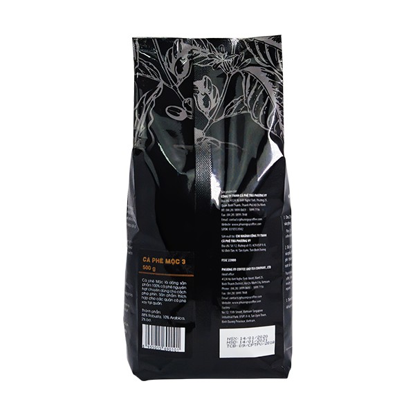 Cà Phê Mộc 3 - 500g - Cà Phê Nguyên Hạt - Phương Vy Coffee | BigBuy360 - bigbuy360.vn