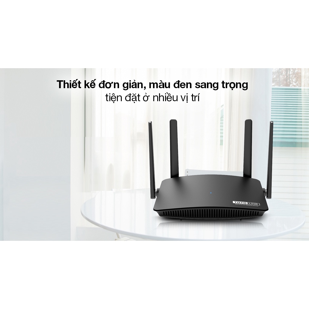 Bộ phát wifi Totolink A720R băng tần kép AC1200 cổng Gigabit -  Chế độ hoạt động Repeater, Router, AP, WISP