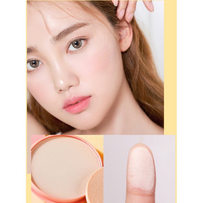 ☘️ Phấn Nền Dạng Nén KissBeauty Mèo Phô Mai 81440 Mềm Mịn Chính Hãng Nội Địa