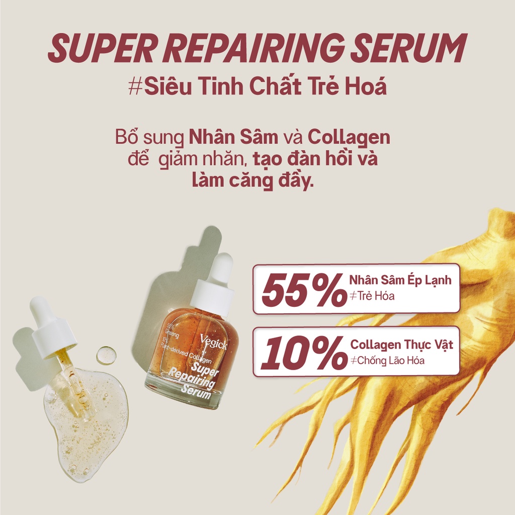 Tinh chất dưỡng da Vegick Super Serum