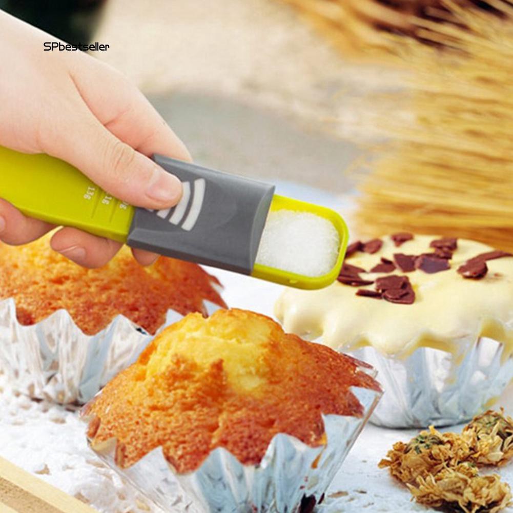 Muỗng đo lường 2 đầu bằng nhựa tiện dụng