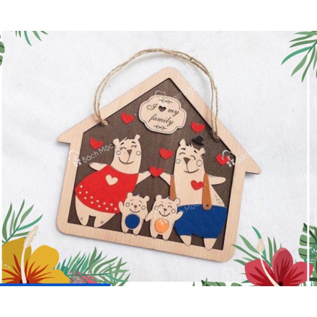 GIÁ KHO Bảng gỗ  decor Gia đình là số một, trang trí nhà cửa, bảng gỗ Handmade +quà tặng 1 móc treo trị giá 5000.