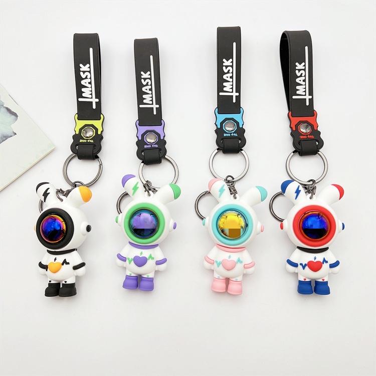 Móc Khóa Hình Thỏ Hoạt Hình Xinh Xắn