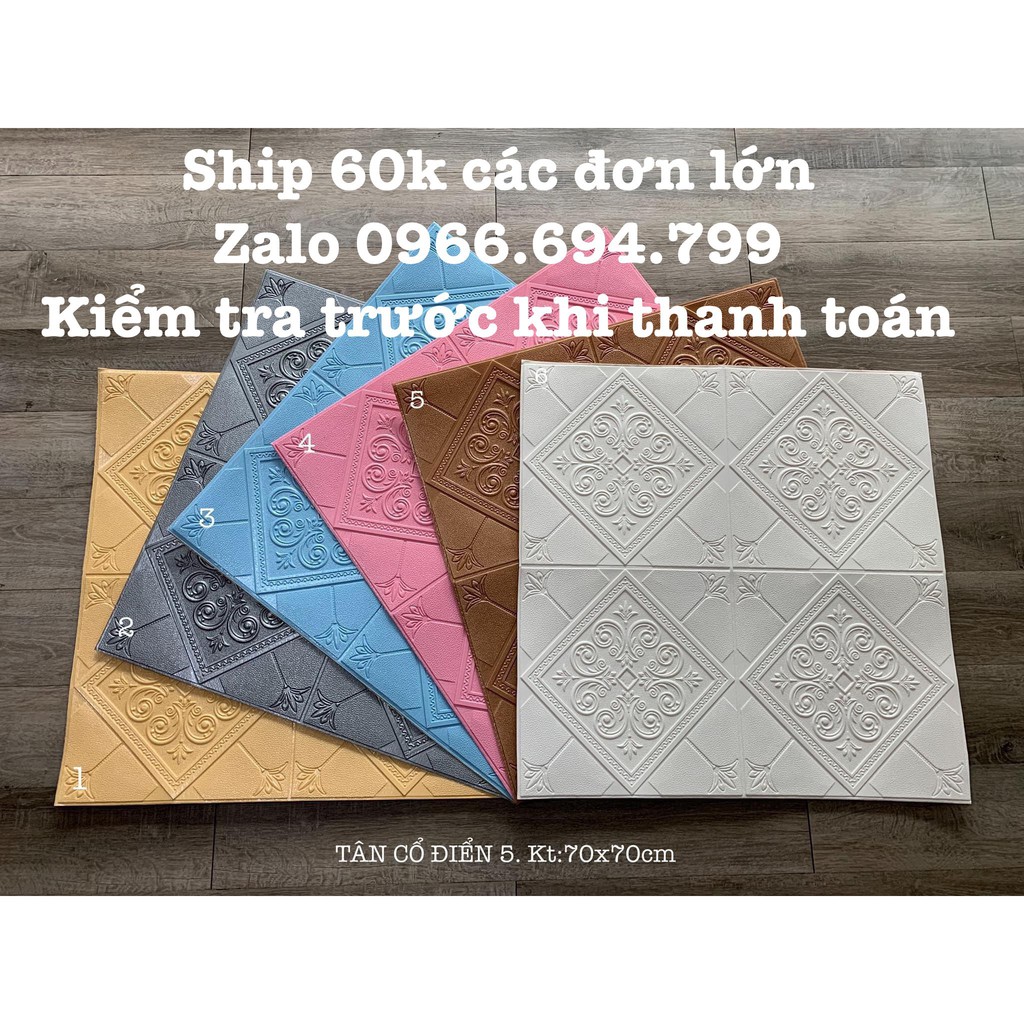 Xốp dán tường đính đá - Hàng nội địa TQ