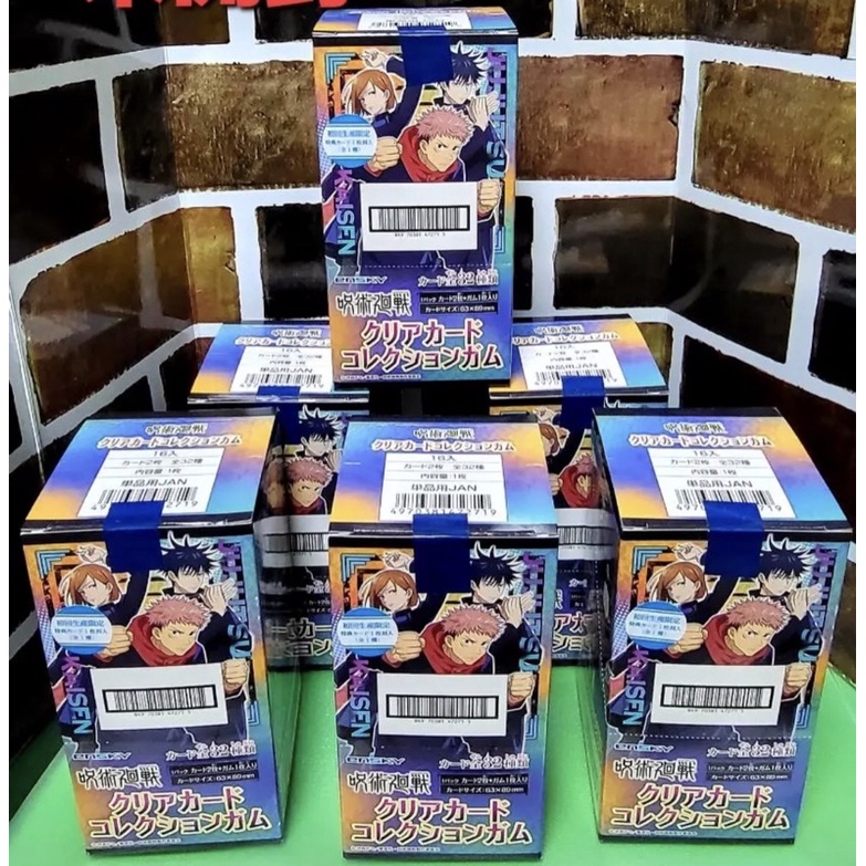 Pack clear card gum random thẻ nhân phẩm Jujutsu Kaisen/JJK/Chú Thuật Hồi Chiến vol.1