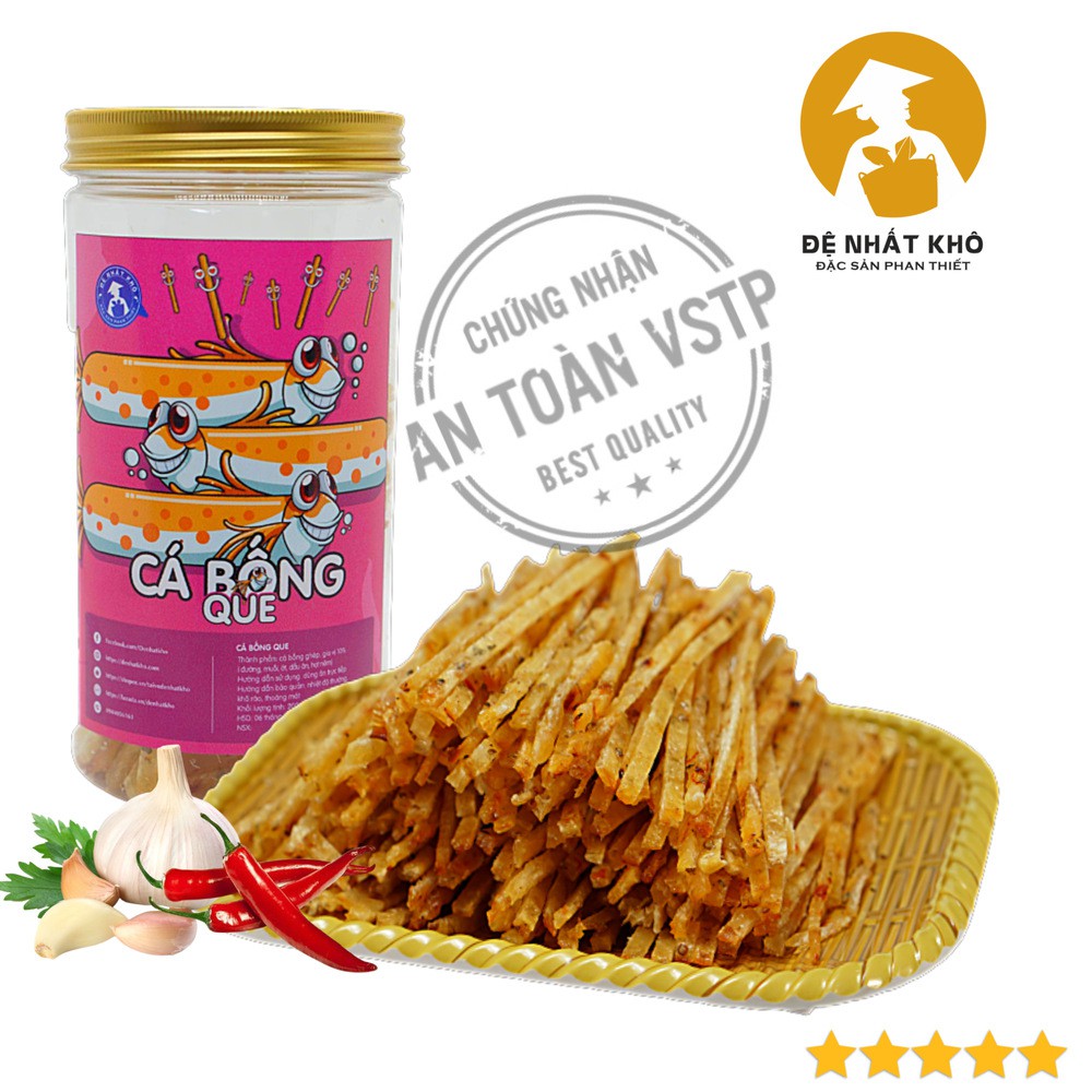 Cá Bống Khô Que 210g Đệ Nhất Khô, đồ ăn vặt vừa ngon vừa rẻ, Đặc Sản Phan Thiết