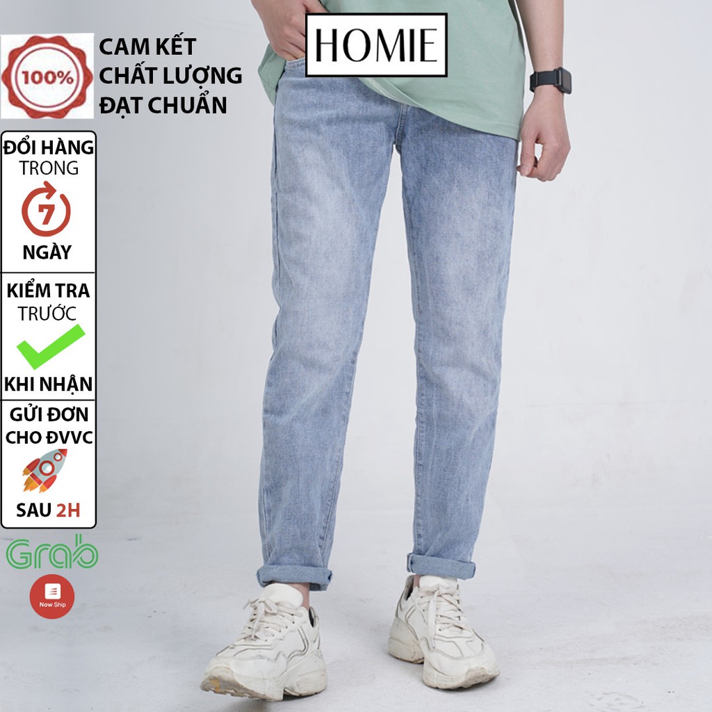Quần Jean Nam Kiểu Ôm Skinny Co Dãn :: Quần Bò Nam Màu Xanh Lên Dáng Cực Đẹp