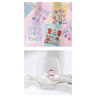 🐻Sticker17 hình dán cute, sticker trang trí