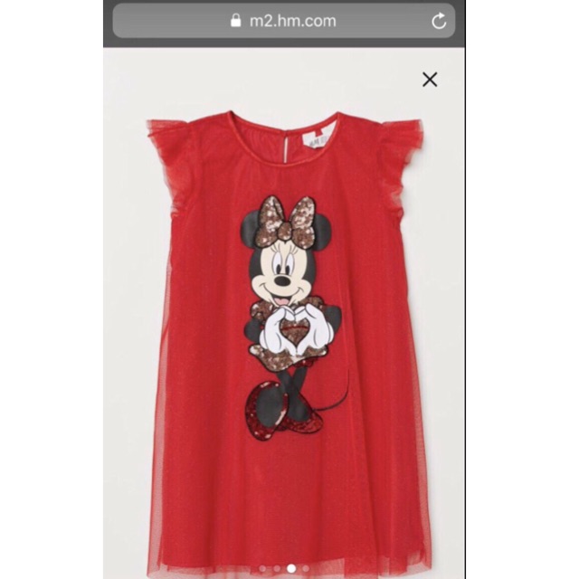 Váy HM Minnie Mouse siêu xinh