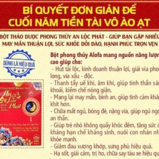 Bột thảo dược phong thủy Alofa