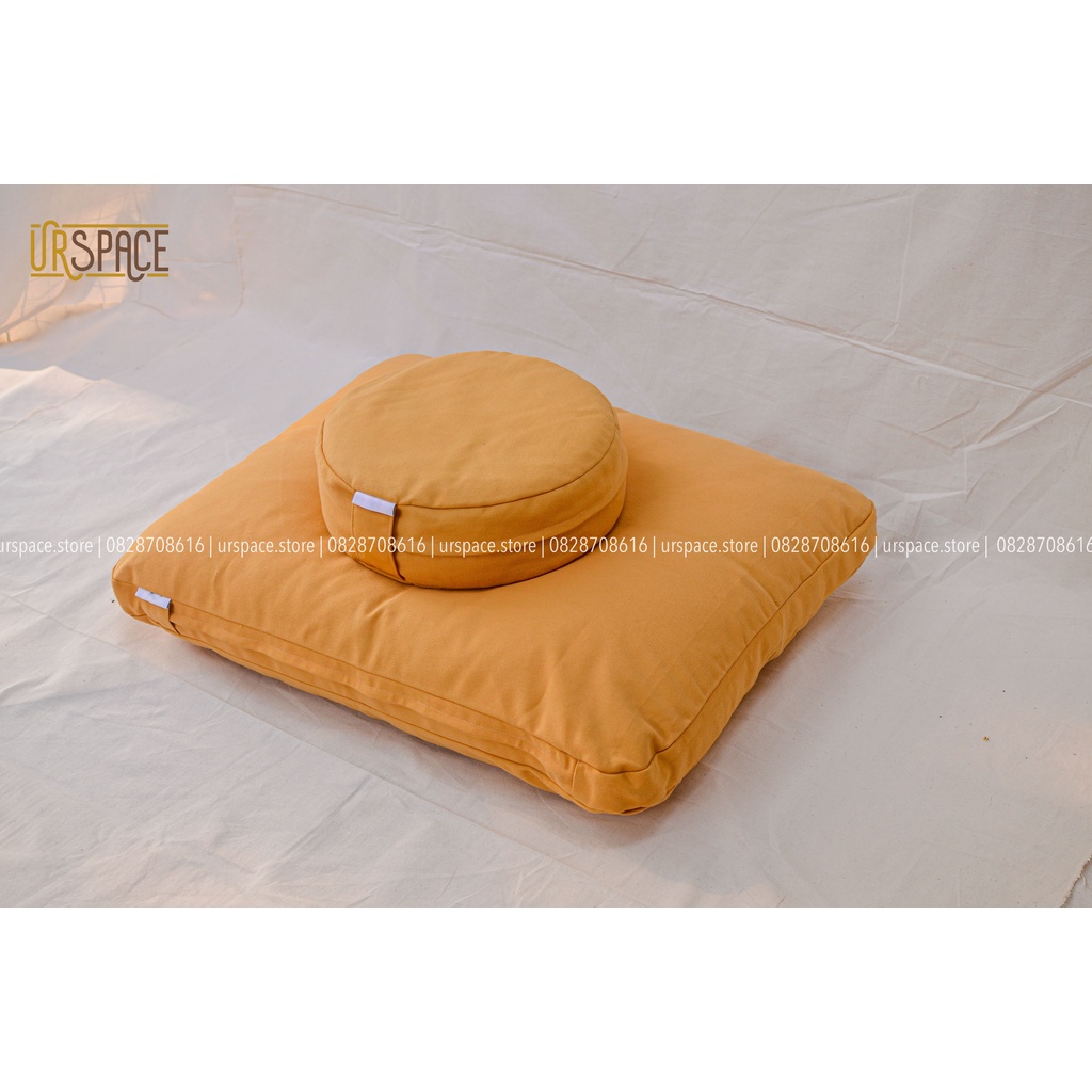 Bồ đoàn vỏ đậu xanh & Toạ cụ ngồi hình gòn hình chữ nhật URSPACE