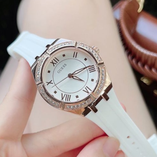 Đồng hồ nữ Guess trắng 36mm siêu đẹp