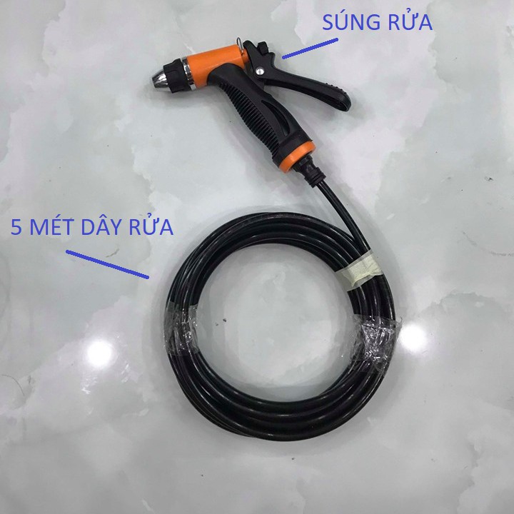 MÁY RỬA XE 12V - MÁY BƠM ĐÔI