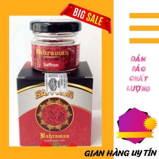 [Giá tốt] Nhụy Nghệ tây Saffron Bahraman Negin hộp 1g