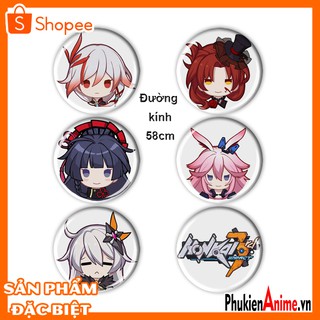 Shop Anime Hcm - SET 6 huy hiệu Honkai Impact 3
