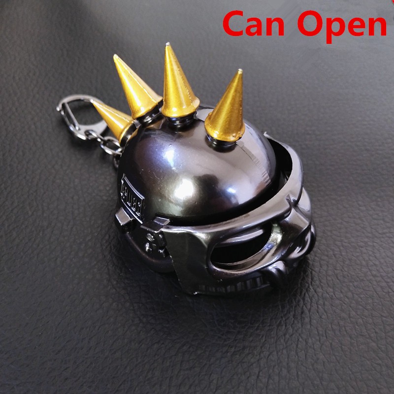 Móc Khóa Hình Nón Bảo Hiểm PUBG Cấp Độ 3 6CM