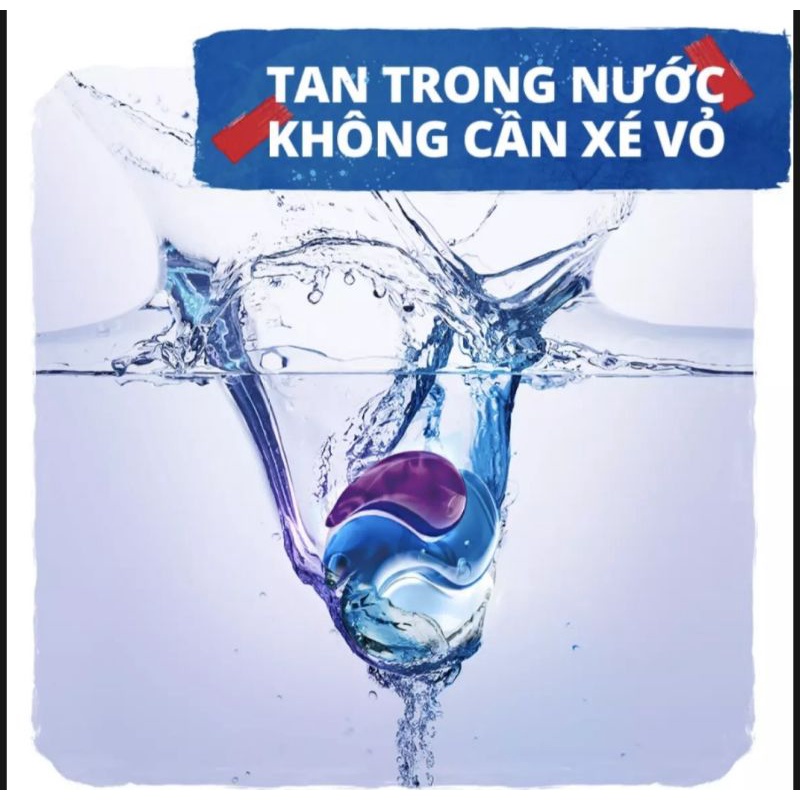 Viên giặt xả Omo tiện lợi (17 viên/túi)