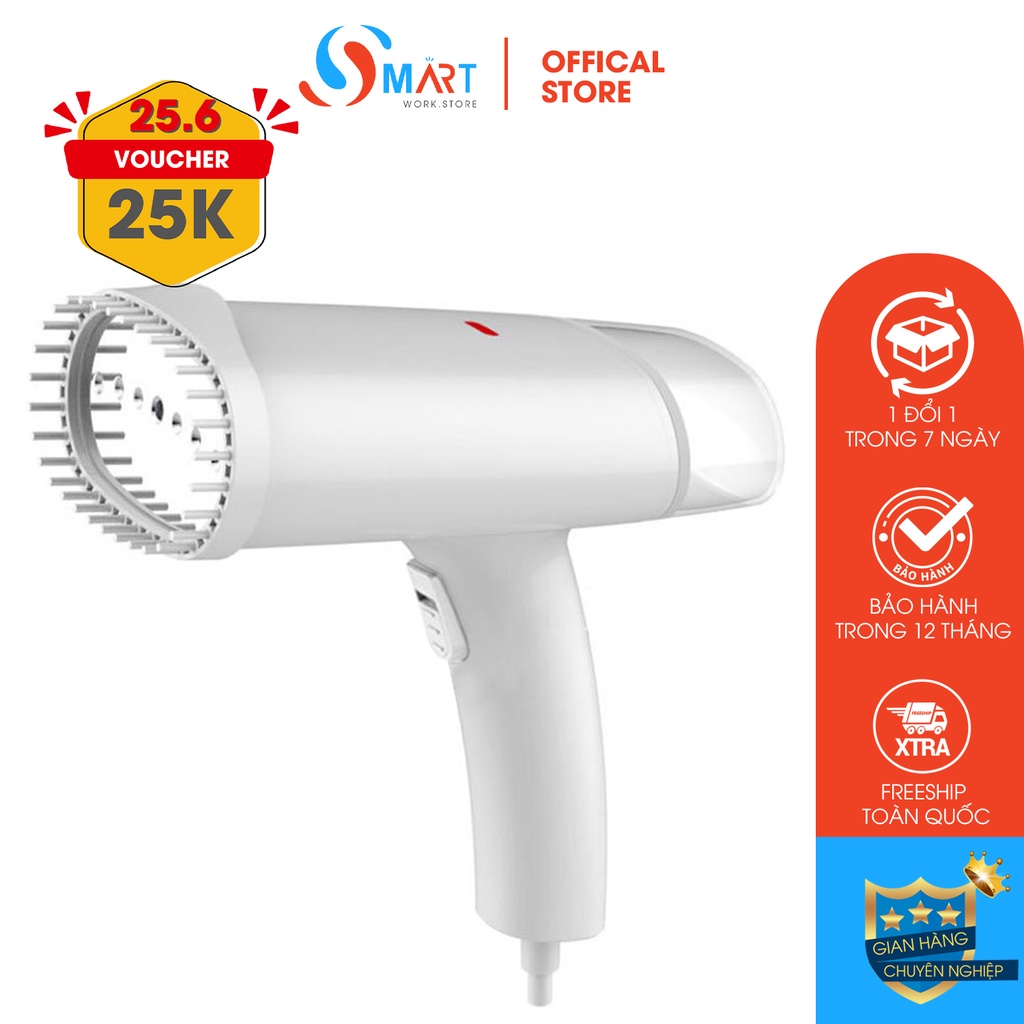 Bàn Là Hơi Nước Cầm Tay XFUER Chính Hãng Công Suất 1200W, Bàn Ủi Du Lịch Nhỏ Gọn, Tiện Dùng