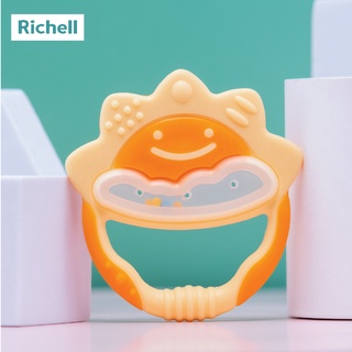 Xúc xắc gặm nướu Richell tròn (cam)