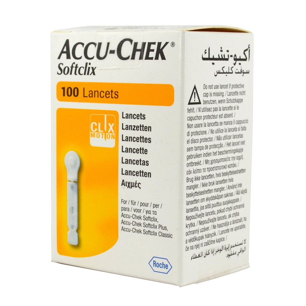 Kim Lấy Máu Cá Nhân Accu-Chek Softclix. Hộp 100 Kim