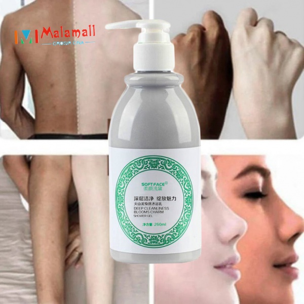 (Hàng Mới Về) Sữa Tắm Bùn Núi Lửa Làm Trắng Da Nhanh Chóng 260ml